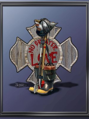 Firefighter Battle Cross