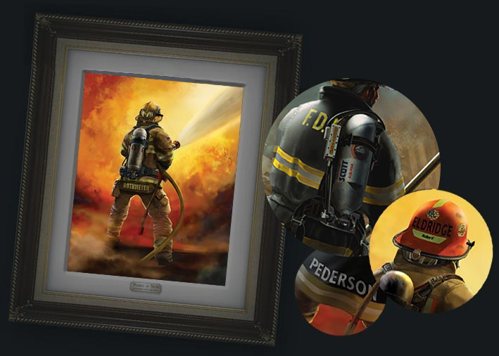 FireArt by Albaitis - Personalized Firefighter Artwork